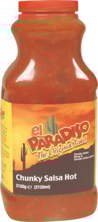 El Paradiso Salsa Chunky Hot 6x2l