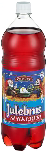 Rød Julebrus Sukkerfri 1.5l Eng Fl