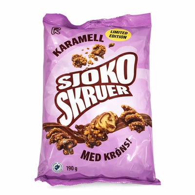 Sjokokrønsj Karamell med krønsj