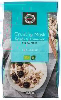 Müsli Økologisk Kokos Crunch 450g Helios