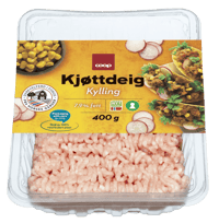 Coop Kyllingkjøttdeig 9% 400g