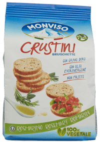 Monviso Bruschettine Crustini med Rosmarin 120g