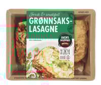 Grønnsakslasagne m/Parmesan 410g Meny