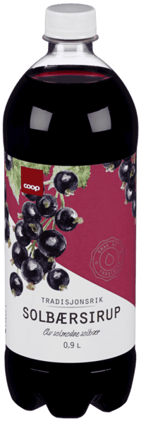 Coop Solbærsirup 0,9l