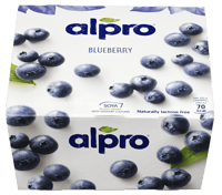 Alpro Soyayoghurt med Blåbær 4stk a 125t
