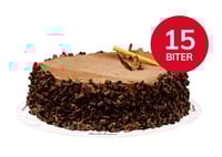 Sjokoladekake 15 Biter 1,64kg Bakehuset