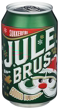 Julebrus u/Sukker 0,33l boks