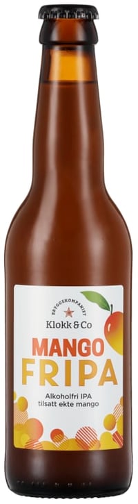 Klokk&Co Mango Fripa Alkoholfri 0,33l flaske