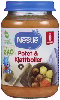Potet&Kjøttboller 8mnd 190g Nestle
