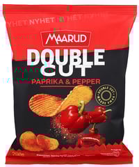 Double Cut Paprika&Pepper 200g Maarud