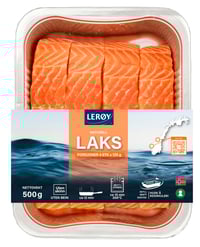 Laks Porsjoner u/Skinn 4x125g Lerøy