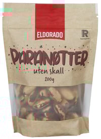 Paranøtter u/Skall 200g Eldorado
