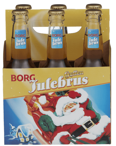 Borg Julebrus Gyllen 6stk x 0,33l