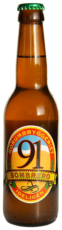 Sombrero Lys Lager, 0,33 l Flaske Norumbryggeriet