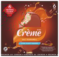 Creme Mini Salt Karamell 6stk Hennig-Olsen