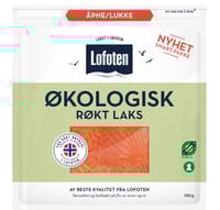Laks Røkt skivet Økol. 100g Lofoten