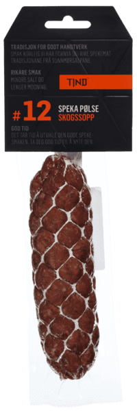 Tind Spekepølse Skogsopp 220g