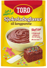 Sjokoladeglasur langpanne 350 g