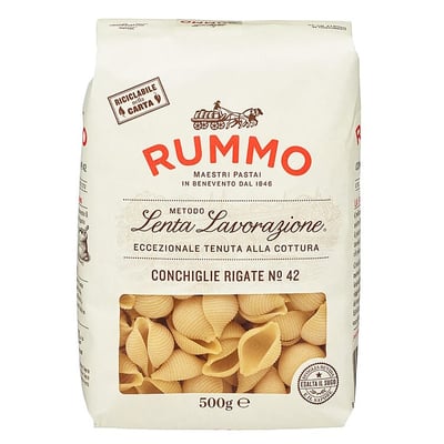 Rummo conchiglie rigate no42 500g