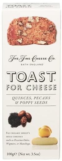 Minitoast m/Kvede Kvede, Pekannøtter & Valmuefrø, 100 g