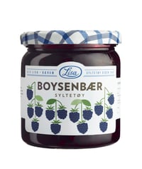 Boysenbærsyltetøy 60% Bær 420g Lisa