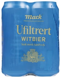 Mack Witbier Ufiltrert 0,5lx4 boks
