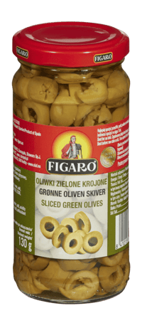 Figaro Grønne Oliven i Skiver 240g