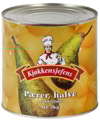 Pærer Halve 2650g Kjøkkensjefens