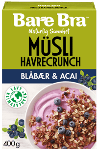 Bare Bra Blåbær & Acai 400g