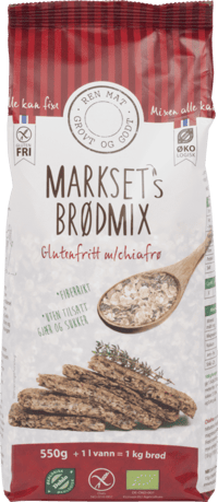 Marksets Brødmix med Chiafrø Glutenfri