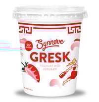 Yoghurt Gresk Jordbær 350g Synnøve