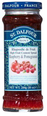 Bringebærsyltetøy m/Granateple 284g St.Dalfour