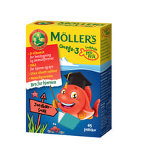Möller's Omega-3 Geléfisk Jordbær 45 stykk