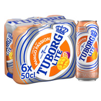 Tuborg Lite Mango&Passion 0,5lx6 boks