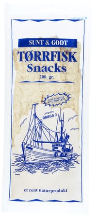 Tørrfisksnacks 200g Ulf Henriksen