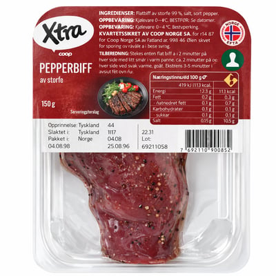 X-tra Pepperbiff 150g