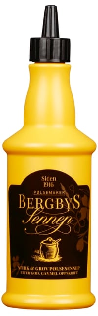 Sennep Sterk 465g Bergbys