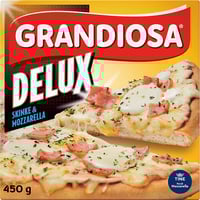 Grandiosa Pizza Delux Skinke&Mozzarella 450g