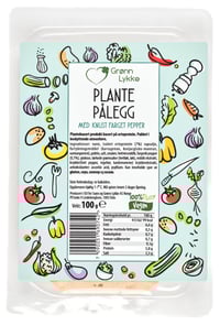 Plante Pålegg m/Pepper 100g Grønn Lykke