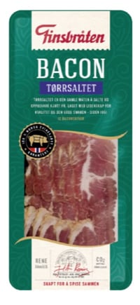 Bacon Tørrsaltet Bøkerøkt 120g Finsbråten