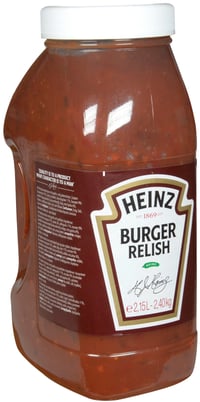 Heinz Burger Relish 2x2,15 l
