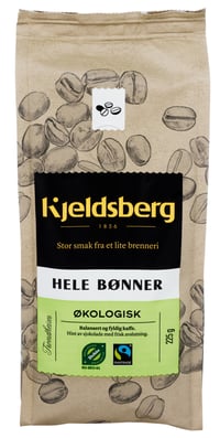 Kaffe Økologisk Ft Hel 225g