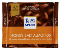 Ritter Sport Honey Salted Almonds 100g