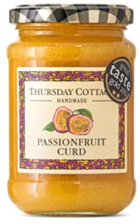 Pasjonfrukt Curd 310g Thursday Cottage