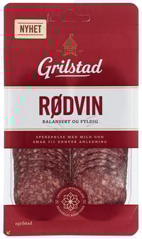 Rødvinspølse 80g Grilstad