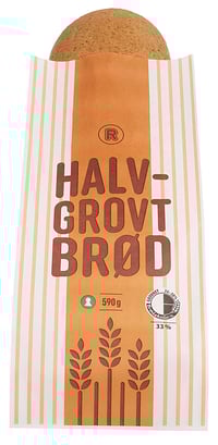 Halvgrovt Brød 590g R