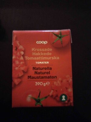 Krossade Hakkede Tomaattimurska TOMATER Naturella Naturel Maustamaton