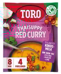 Thaisuppe Red Curry 84g Toro