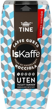 IsKaffe Gusto Nocciola Uten Tilsatt Sukker, 330 ml