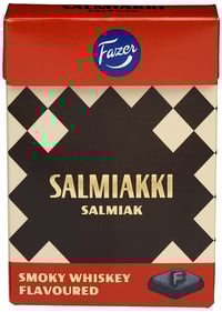 Fazer Salmiakki Smoky Whiskey Flavoured 70g